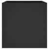 vidaXL Planter Box Black 40x40x40 cm Engineered Wood