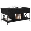 vidaXL Coffee Table Black Oak 100 x 55 x 48.5 cm Engineered Wood