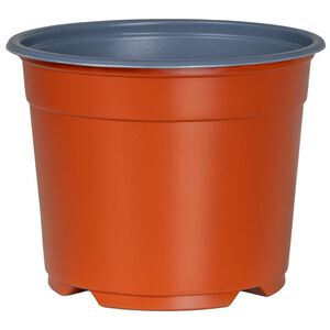 vidaXL Flower Pot 50 pcs Terracotta &Oslash; 10 x 8 cm Plastic