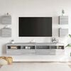 vidaXL Wall Mounted TV Cabinet 4 pcs Grey Sonoma 30.5x30x30 cm