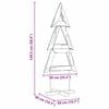 vidaXL Christmas Tree with Stand Brown 150 cm Solid teak wood