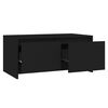 vidaXL Coffee Table Black 90x50x41.5 cm Engineered Wood