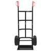 vidaXL Hand Trolley Black and Red 57 x 46 x 113 cm Steel