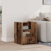 vidaXL Magazine Rack Old Wood 35 x 35 x 45 cm Engineered Wood