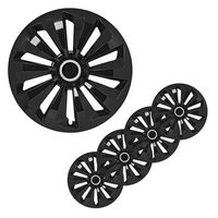 ProPlus Wheel Covers Fox Black 14 4 pcs