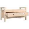 vidaXL Hall Bench 80x40x43 cm Solid Wood Pine