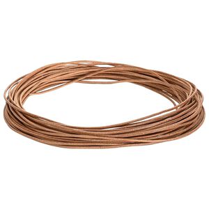 vidaXL Leather Cord 1 Brown &Oslash;1 mm x 5 m Leather