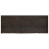 vidaXL Table Top Dark Brown 160x60x(2-6) cm Treated Solid Wood Oak