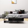 vidaXL Coffee Table High Gloss Black 105x55x32 cm Engineered Wood
