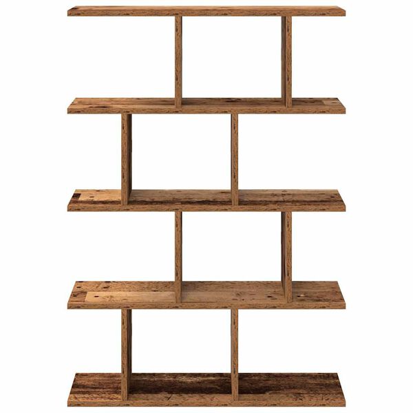vidaXL Wall Cube Shelf 12 Compartments Old Wood Engineered Wood