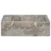 vidaXL Sink Grey 40x40x12 cm Marble