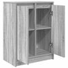 vidaXL Sideboard Grey Sonoma 57x34x76 cm Engineered Wood