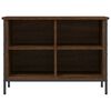 vidaXL Shoe Cabinet Brown Oak 69x35x50 cm Engineered Wood