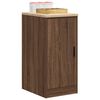 vidaXL Garage Storage Cabinet Brown Oak 40x51x85 cm Solid Wood Pine