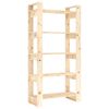 vidaXL Book Cabinet/Room Divider 80x35x160 cm Solid Wood