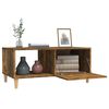 vidaXL Coffee Table Smoked Oak 89,5x50x40 cm Engineered Wood