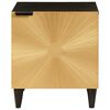 vidaXL Bedside Cabinet 2 pcs Black and Gold 40 x 33.5 x 46 cm