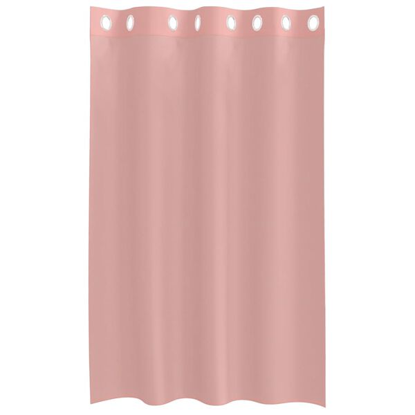 vidaXL Voile Curtains with Grommets 2 pcs Pink 140x175 cm