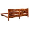vidaXL Bed Frame with Live Edge without Mattress Solid Acacia Wood 200 cm