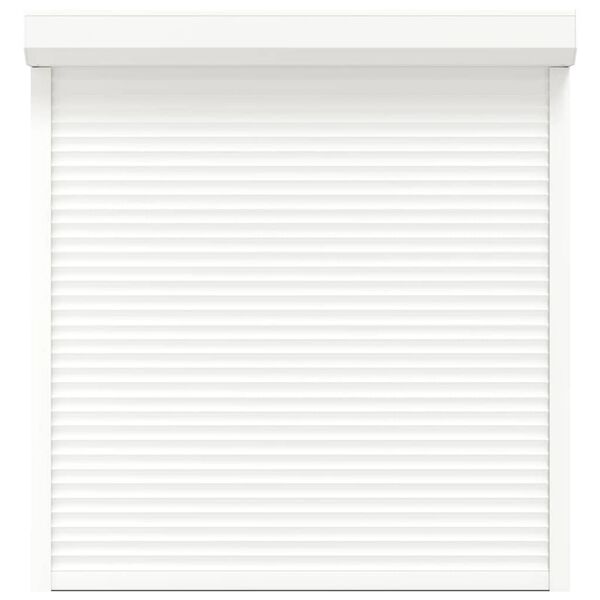vidaXL Roller Shutter Aluminium 140x150 cm White