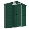 vidaXL Garden Shed Green 191x300x198 cm Galvanised Steel