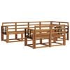 vidaXL Outdoor Sofa Set 7 pcs Natural Solid Acacia Wood
