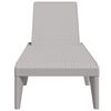 vidaXL Sun Lounger Grey 186x60x29 cm PP