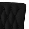 vidaXL Slipper Chair Black 56.5 x 70 x 110 cm Fabric