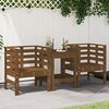vidaXL Garden Chairs 2 pcs Honey Brown 61.5x53x71 cm Solid Wood Pine