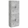 vidaXL Cabinet Set 2 pcs Concrete Grey Engineered Wood