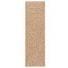 vidaXL Rug ZIZUR 80x250 cm Jute Look Indoor and Outdoor
