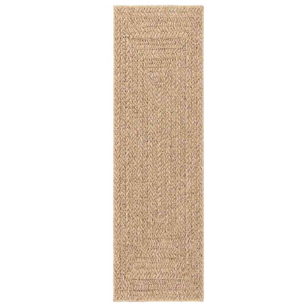 vidaXL Rug ZIZUR 80x250 cm Jute Look Indoor and Outdoor
