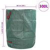 vidaXL Garden Waste Bags 12 pcs Green 66 x 66 x 83.5 cm Polypropylene