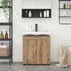 vidaXL Bathroom Cabinet Set TULUM Artisan Oak 60 x 34 x 63 cm