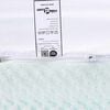 vidaXL Mattress Topper White and Green 160 x 200 x 6 cm Jaquard Fabric