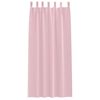 vidaXL Blackout Curtains with Rings 2 pcs Baby Pink 260 x 140 cm