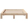 vidaXL Bed Frame without Mattress 135x190 cm Double Solid Wood Pine