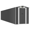 vidaXL Garden Shed Anthracite 192x938x223 cm Galvanised Steel