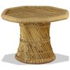vidaXL Coffee Table Bamboo Octagon 60x60x45 cm
