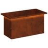 vidaXL Garden Planter with LED Rusty 30 x 60 x 30 cm Weathering Steel