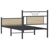 vidaXL Bed Frame without Mattress Sonoma Oak 80x200 cm Engineered Wood