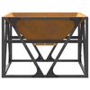 vidaXL Fire Pit Brown 50 x 50 x 35 cm Steel