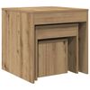 vidaXL Nesting Tables 3 pcs Artisan Oak Engineered Wood