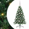 vidaXL Artificial Pre-lit Christmas Tree Green 120 cm PVC