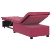 vidaXL Sofa Bed Wine Red 194 x 67 x 82 cm Velvet