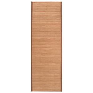 vidaXL Yoga Mat Bamboo 60x180 cm Brown
