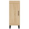 vidaXL Highboard Sonoma Oak 34.5x34x180 cm Engineered Wood