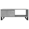 vidaXL Coffee Table Concrete Grey 90x60x35 cm Engineered Wood