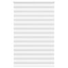 vidaXL Zebra Blind White 140x230 cm Fabric Width 135.9 cm Polyester