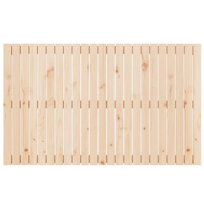 vidaXL Wall Headboard 147x3x90 cm Solid Wood Pine
